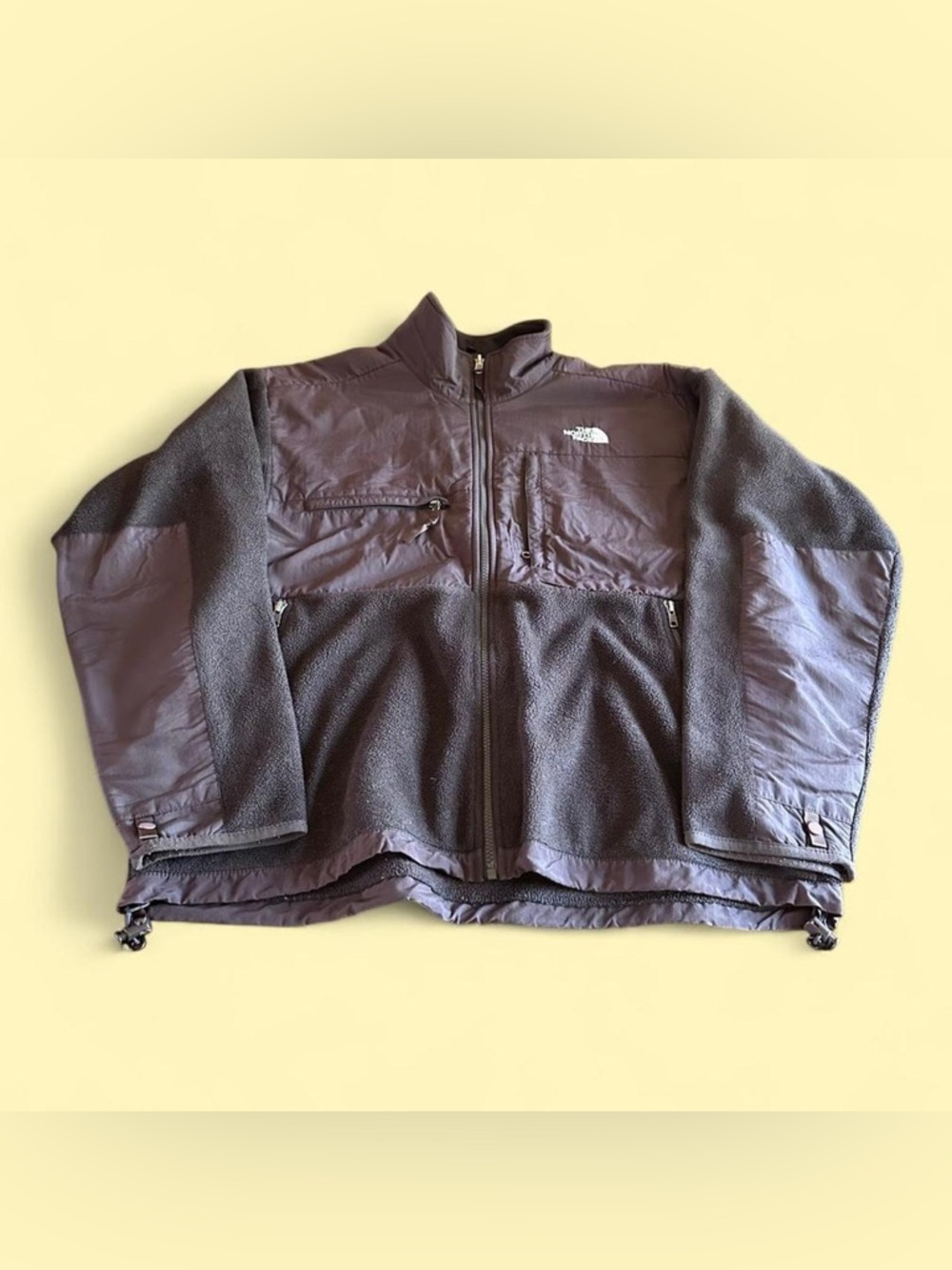 Vintage The North Face Denali Fleece Jacket Brown Men’s L Retro